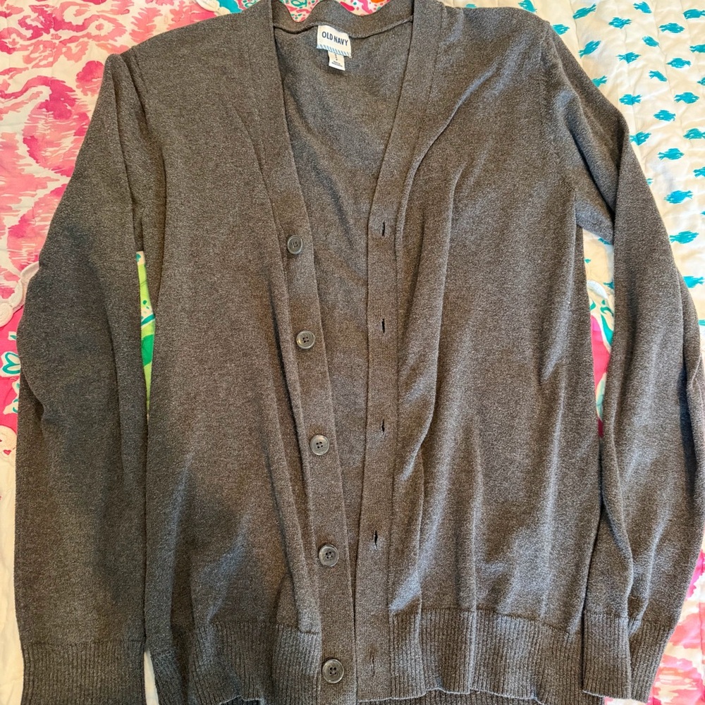 Old Navy Charcoal Knit Sweater